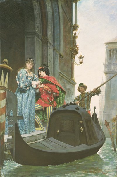 Evening in Venice, 1875 by Jules Arsene Garnier